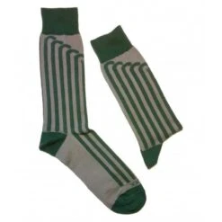 Calcetines Con Motivos De Hockey Yeock Vertical Verde
