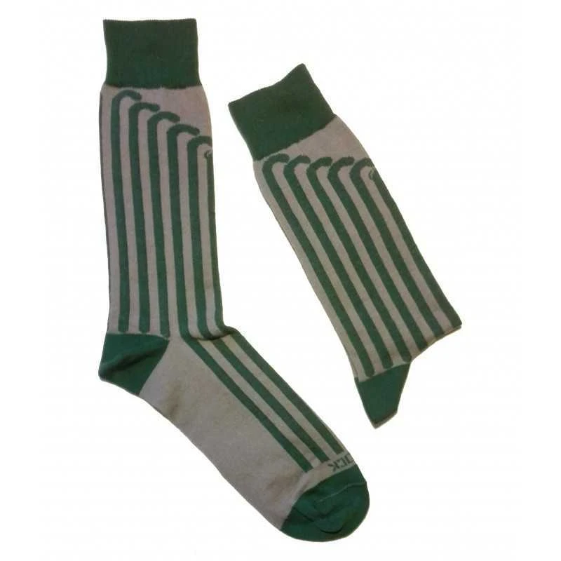 Calcetines Con Motivos De Hockey Yeock Vertical Verde 1 Calcetines Con Motivos De Hockey Yeock Vertical Verde