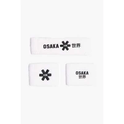 Cinta Pelo Y Muñequera Osaka Set 2.0 Blanco 1 Cinta Pelo Y Muñequera Osaka Set 2.0 Blanco