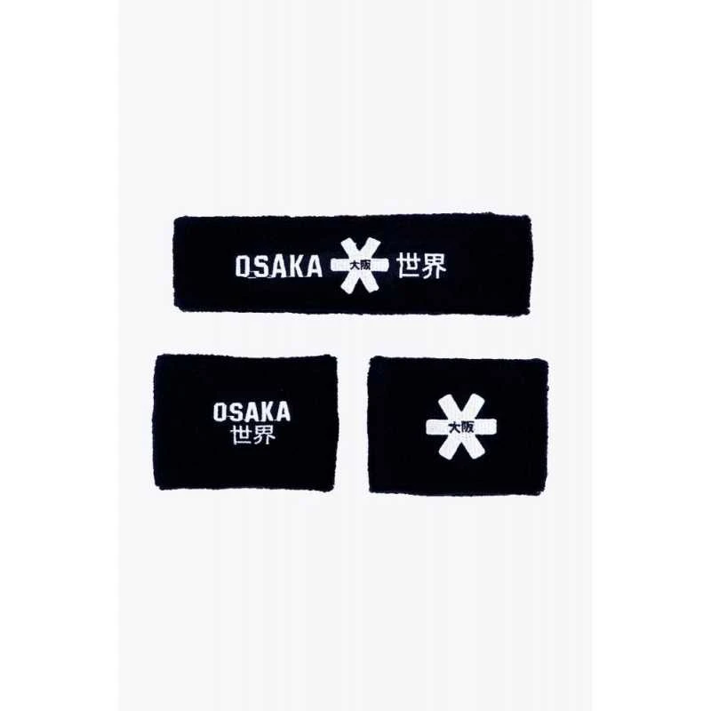 Cinta Pelo Y Muñequeras Osaka Set 2.0 Azul Marino 1 Cinta Pelo Y Muñequeras Osaka Set 2.0 Azul Marino