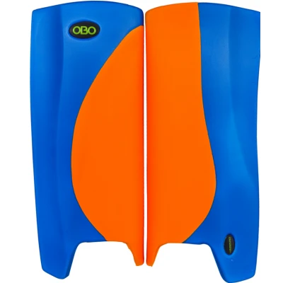 Guardas Portero Hockey OBO ROBO Hi Rebound Azul-Naranja 2 Guardas Portero Hockey OBO ROBO Hi Rebound Azul-Naranja - Imagen 2