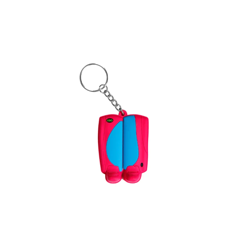 Llavero Guardas Portero OBO Rosa-Azul 1 Llavero Guardas Portero OBO Rosa-Azul