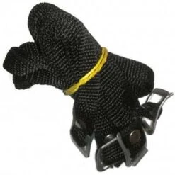 Medio Set De Correas Para Kickers De Portero Mercian De Nylon Negras