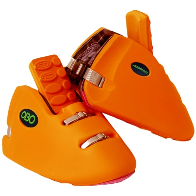 Pies Portero Hockey OBO ROBO Hi Rebound Naranja 1 Pies Portero Hockey OBO ROBO Hi Rebound Naranja