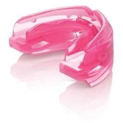 Protector Bucal Hockey Doble Para Brakets Shock Doctor Rosa